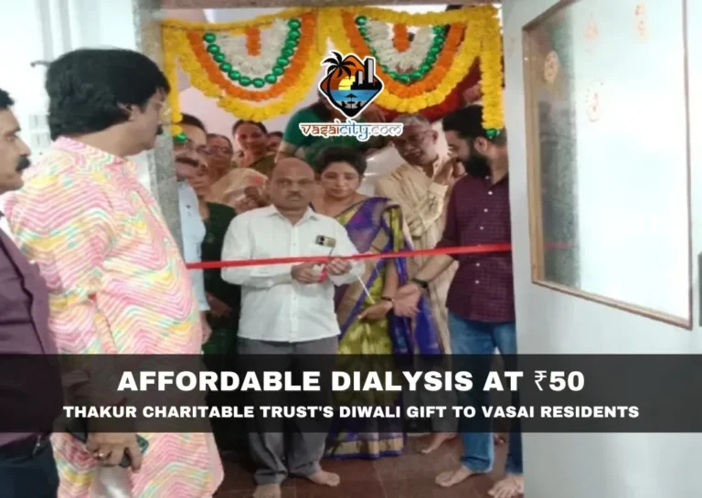 Affordable Dialysis at ₹50 Thakur Charitable Trust's Diwali Gift to Vasai Residents