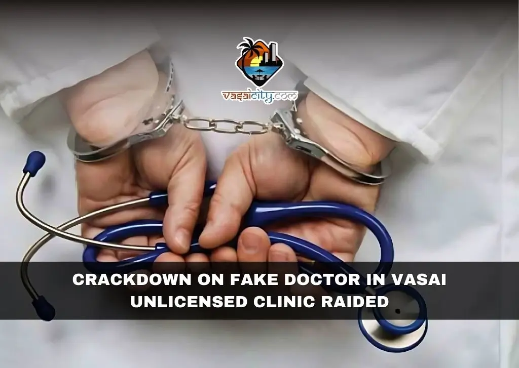 Crackdown on Fake Doctor in Vasai Unlicensed Clinic Raided