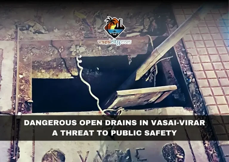 DANGEROUS OPEN DRAINS IN VASAI-VIRAR: A THREAT TO PUBLIC SAFETY 8 Dangerous Open Drains In Vasai-Virar A Threat To Public Safety