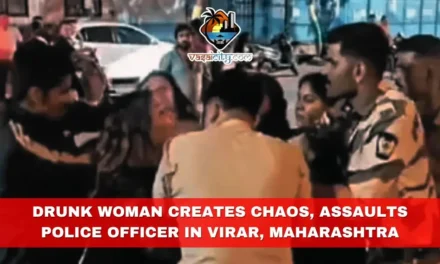 Drunk Woman Creates Chaos, Assaults Police Officer in Virar, Maharashtra