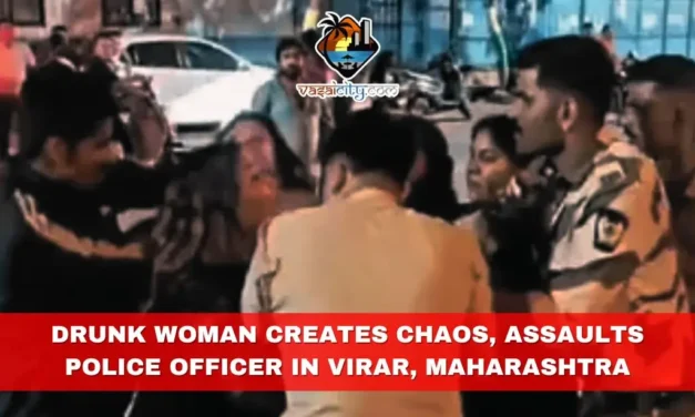 Drunk Woman Creates Chaos, Assaults Police Officer in Virar, Maharashtra