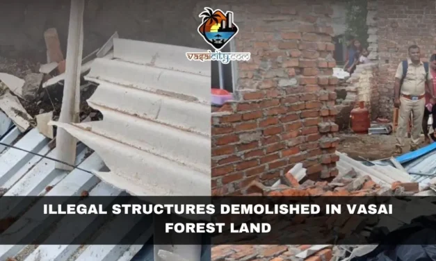 Illegal Structures Demolished in Vasai Forest Land