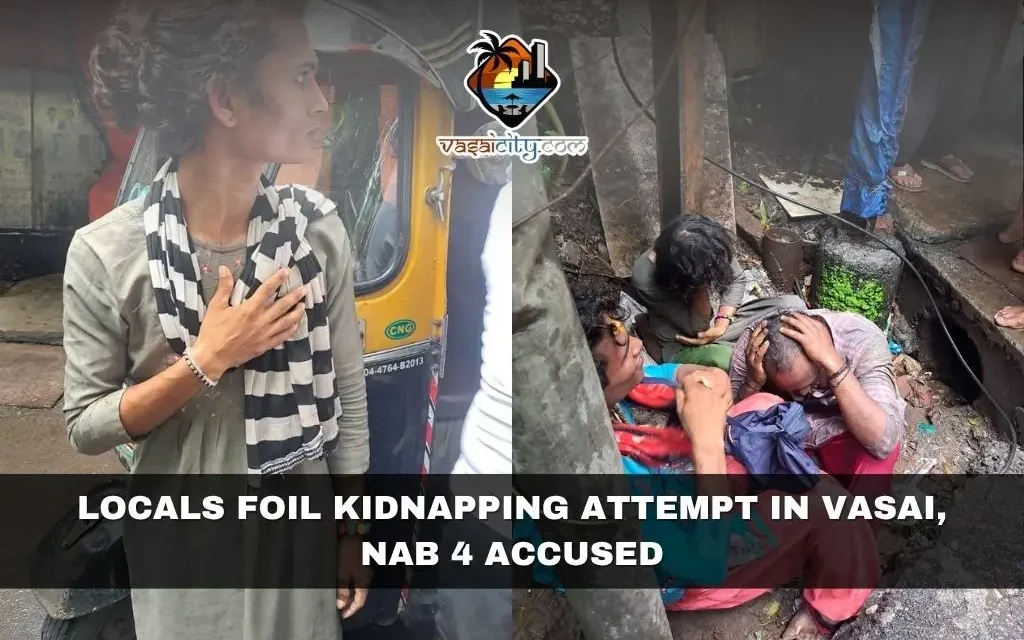 Locals Foil Kidnapping Attempt in Vasai, Nab 4 Accused