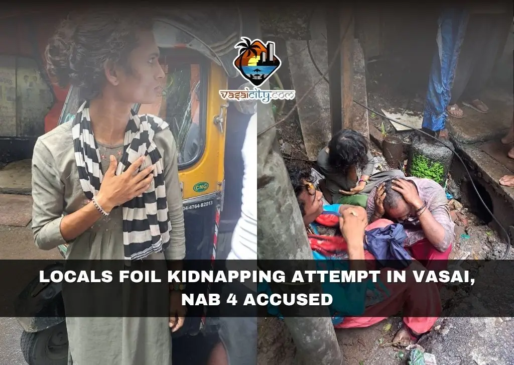 Locals Foil Kidnapping Attempt in Vasai, Nab 4 Accused