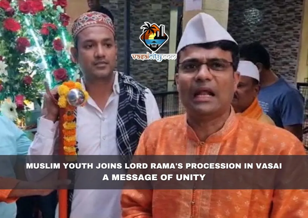 Muslim Youth Joins Lord Rama's Procession in Vasai