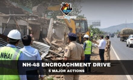 NH-48 Encroachment Drive: 5 Major Actions Begin in Palghar