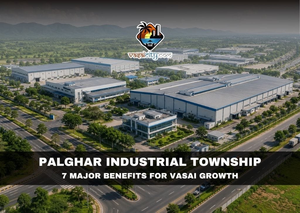 Palghar Industrial Township development site planned near Vasai with modern industrial infrastructure