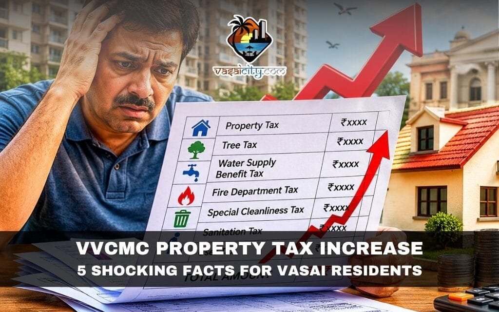 VVCMC Property Tax Increase Sparks Anger Among Vasai Residents