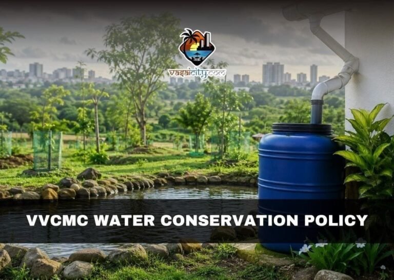 VVCMC Water Conservation Policy promoting rainwater harvesting, groundwater recharge and sustainable water management in Vasai-Virar