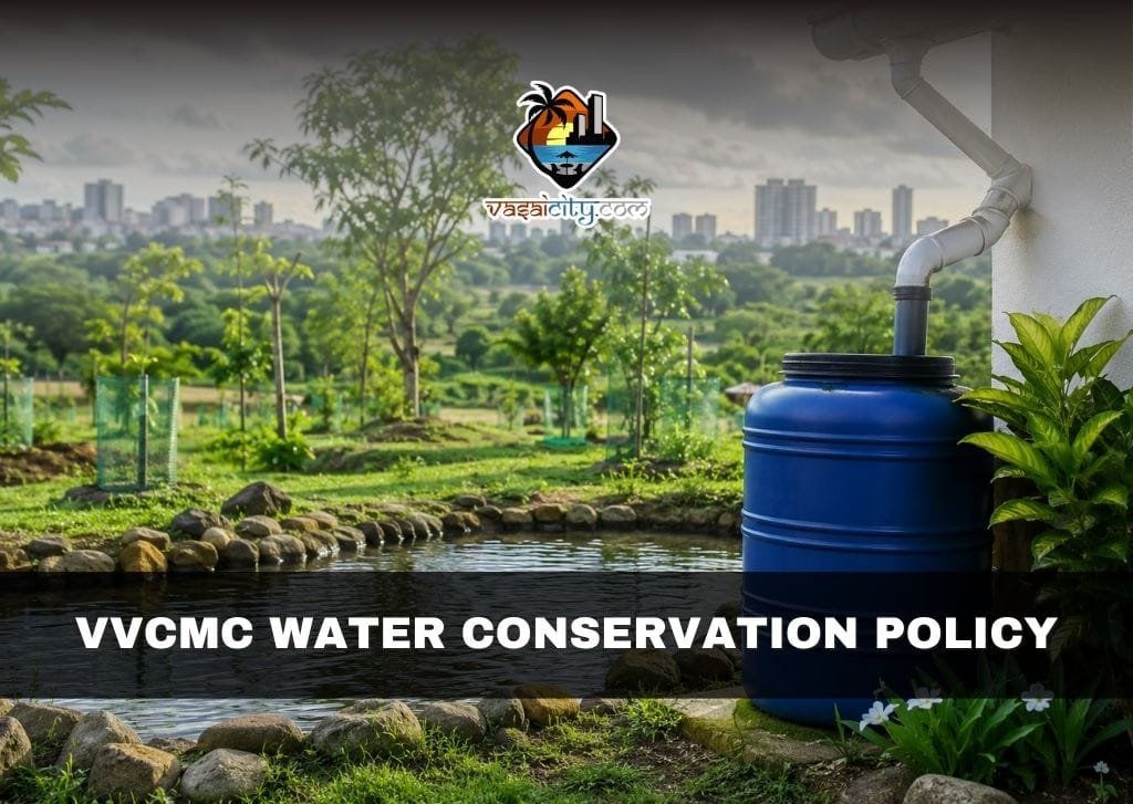 VVCMC Water Conservation Policy promoting rainwater harvesting, groundwater recharge and sustainable water management in Vasai-Virar