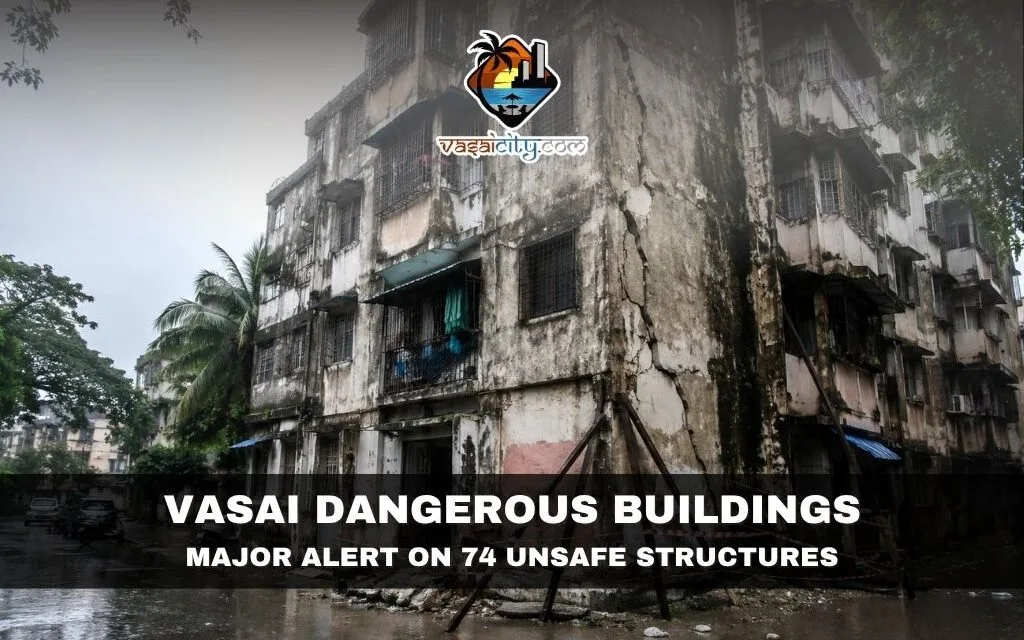 Vasai Dangerous Buildings: VVCMC Orders Immediate Evacuation of 74 Unsafe Structures