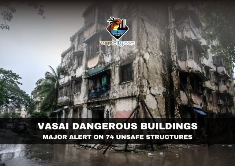 Vasai Dangerous Buildings marked unsafe by VVCMC during monsoon