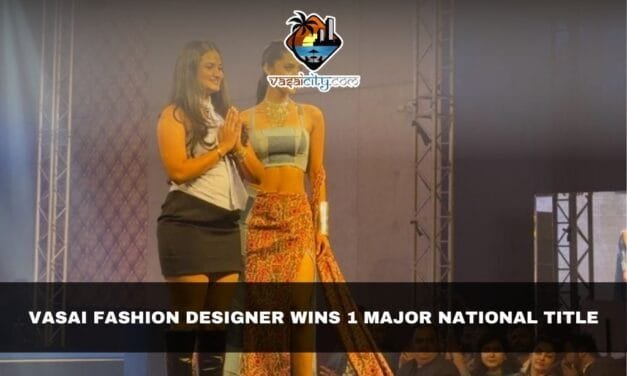 Vasai Fashion Designer Wins National Title with Heritage-Inspired Collection