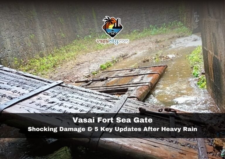 VASAI FORT SEA GATE: SHOCKING DAMAGE & 5 KEY UPDATES AFTER HEAVY RAIN 1 Vasai Fort Sea Gate
