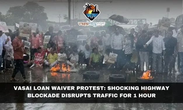 Vasai Loan Waiver Protest: Shocking Highway Blockade Disrupts Traffic for 1 Hour