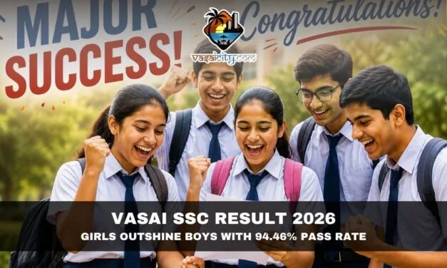 Vasai SSC Result 2026: Girls Outshine Boys With 94.46% Pass Rate