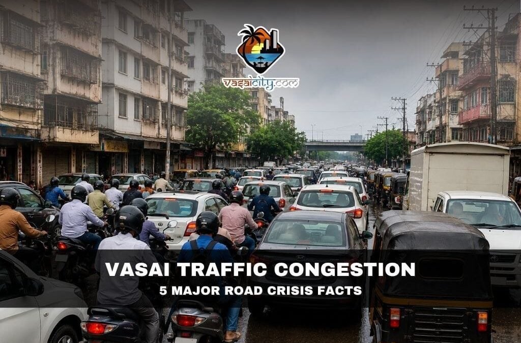 Vasai Traffic Congestion Continues to Worsen Across Key Urban Areas