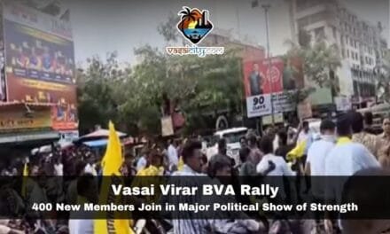 Vasai Virar BVA Rally Draws 400 New Members Ahead of Civic Elections