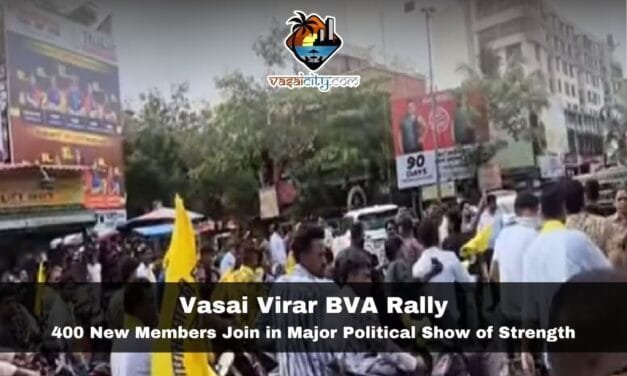 Vasai Virar BVA Rally Draws 400 New Members Ahead of Civic Elections