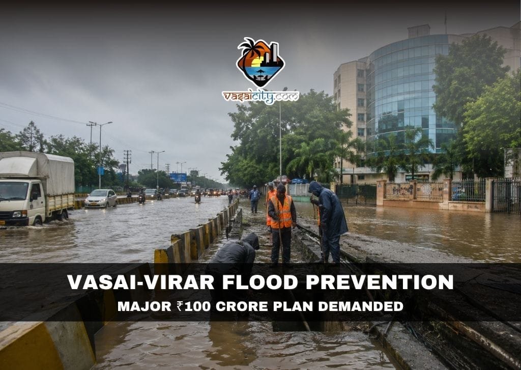Vasai-Virar Flood Prevention: Mayor Demands ₹100 Crore Fund for Permanent Flood Solution