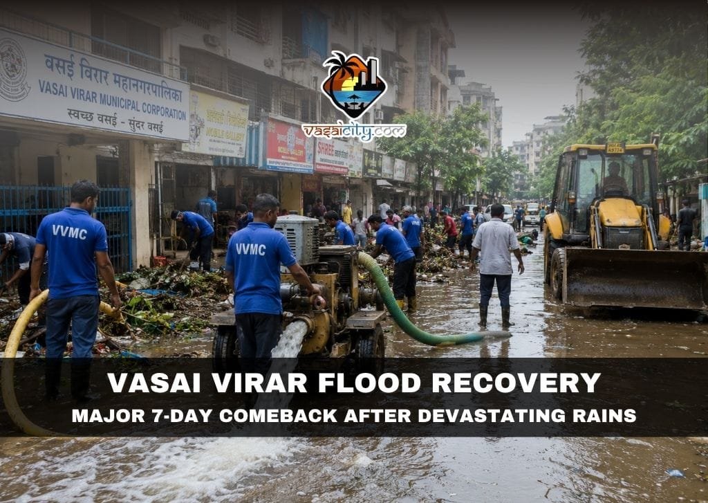 Vasai Virar Flood Recovery: City Slowly Returns to Normal After Days of Devastating Floods