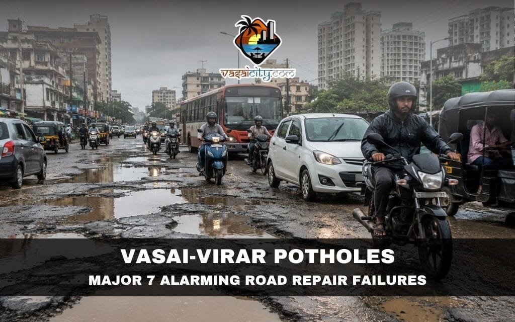 Vasai-Virar Potholes Leave Commuters Frustrated as Roads Deteriorate Weeks After Repairs