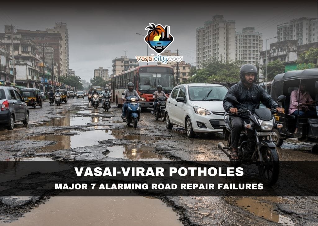 Vasai-Virar Potholes Leave Commuters Frustrated as Roads Deteriorate Weeks After Repairs