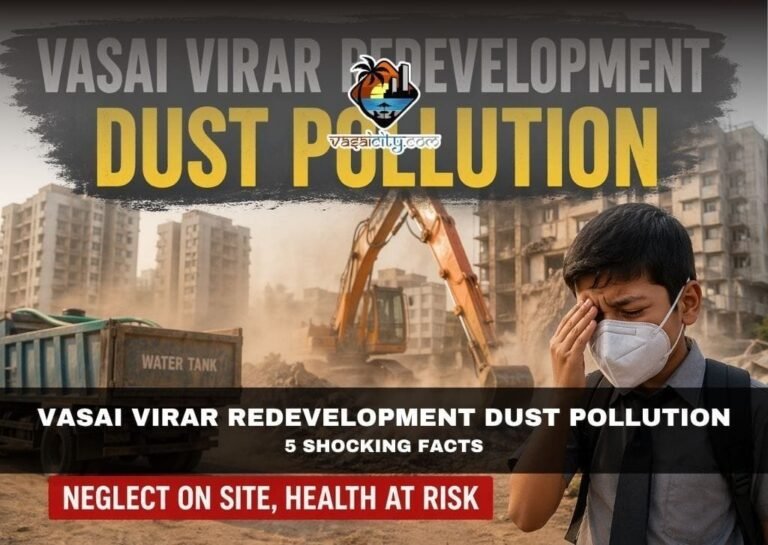 Vasai Virar redevelopment dust pollution