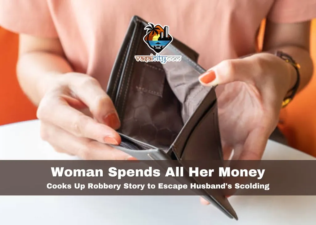 Woman Spends All Her Money, Cooks Up Robbery Story to Escape Husband's Scolding