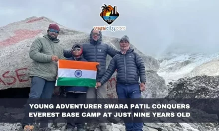 Young Adventurer Swara Patil Conquers Everest Base Camp at Just Nine Years Old
