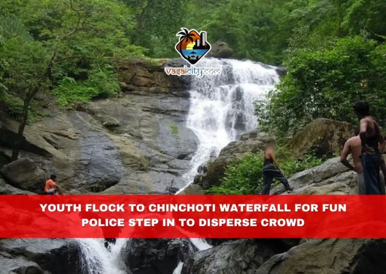 Youth Flock to Chinchoti Waterfall for Fun